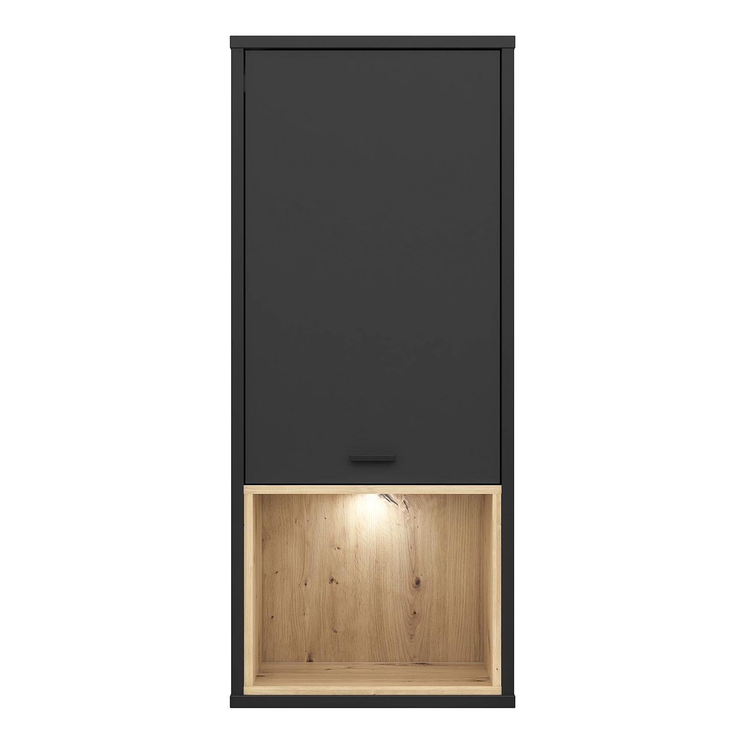 Loftscape Meuble haut Mazzo - Noir / Imitation chêne artisan 9 Loftscape Meuble haut Mazzo - Noir / Imitation chêne artisan – Image 9