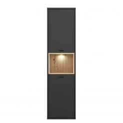 Loftscape Armoire Mazzo - Noir / Imitation chêne artisan -Meubles de salle à manger Soldes Magasin 1000285803 210819 12212500070 DETAILS P000000001000285803