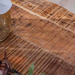 Red Living Table Kiel - Manguier massif / Fer - Manguier / Noir -Meubles de salle à manger Soldes Magasin 1000287310 210826 08385300076 DETAILS P000000001000287310