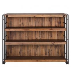 Ars manufacti Ensemble Capana (5 éléments) - Acacia massif / Métal - Acacia / Anthracite -Meubles de salle à manger Soldes Magasin 1000290448 211005 08043900074 DETAILS P000000001000290448