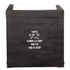 Ars manufacti Table de bar Keyport - Manguier massif / Fer - Manguier noir / Noir -Meubles de salle à manger Soldes Magasin 1000297010 220511 040 DETAILS P000000001000297010