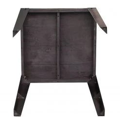 Ars manufacti Table de bar Keyport - Manguier massif / Fer - Manguier noir / Noir -Meubles de salle à manger Soldes Magasin 1000297010 220511 045 DETAILS P000000001000297010