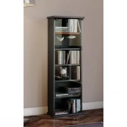 VCM Étagère Vetro - Noir 5 VCM Étagère Vetro - Noir -Meubles de salle à manger Soldes Magasin 1000298011 211014 122136000024 MOOD DETAILS P000000001000298011 mood