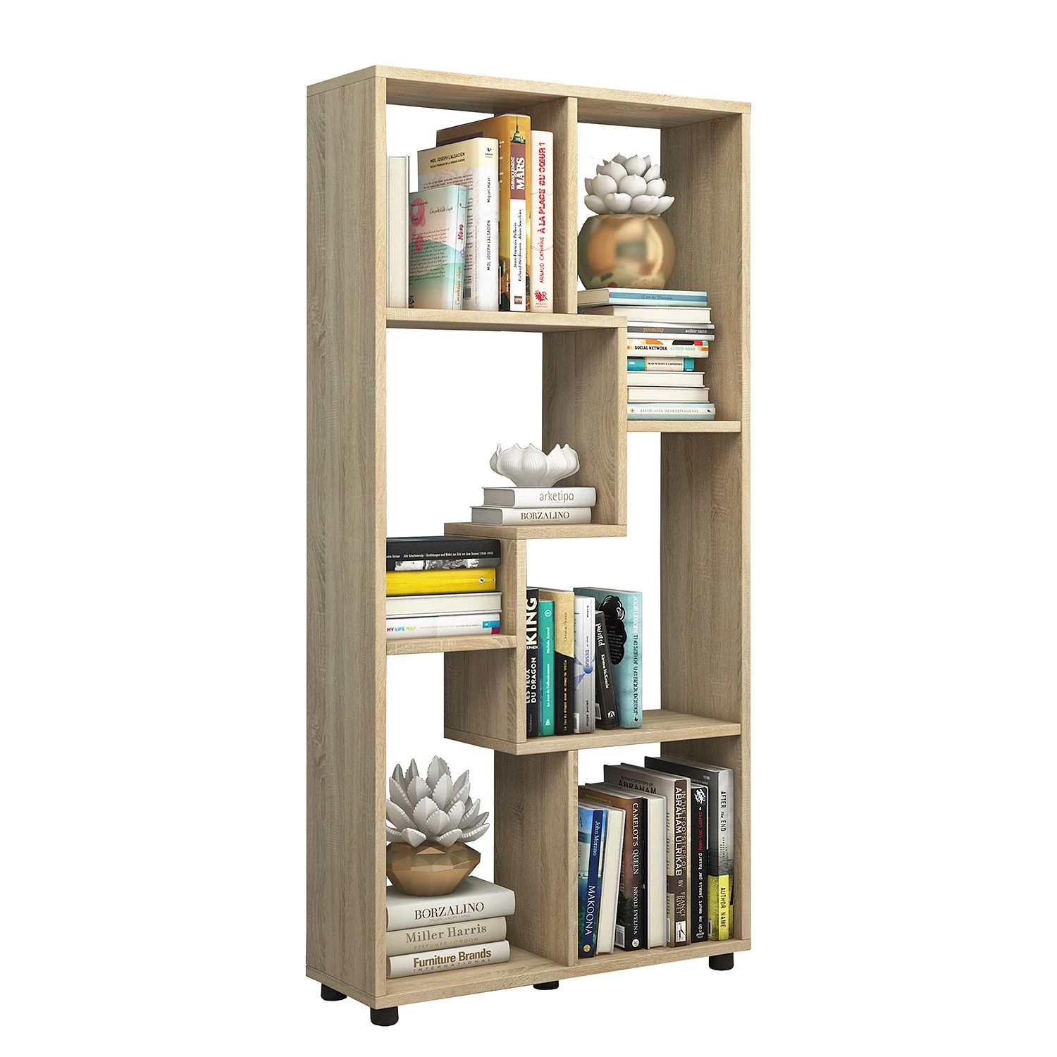 VCM Étagère Blina - Imitation chêne de Sonoma 1 VCM Étagère Blina - Imitation chêne de Sonoma