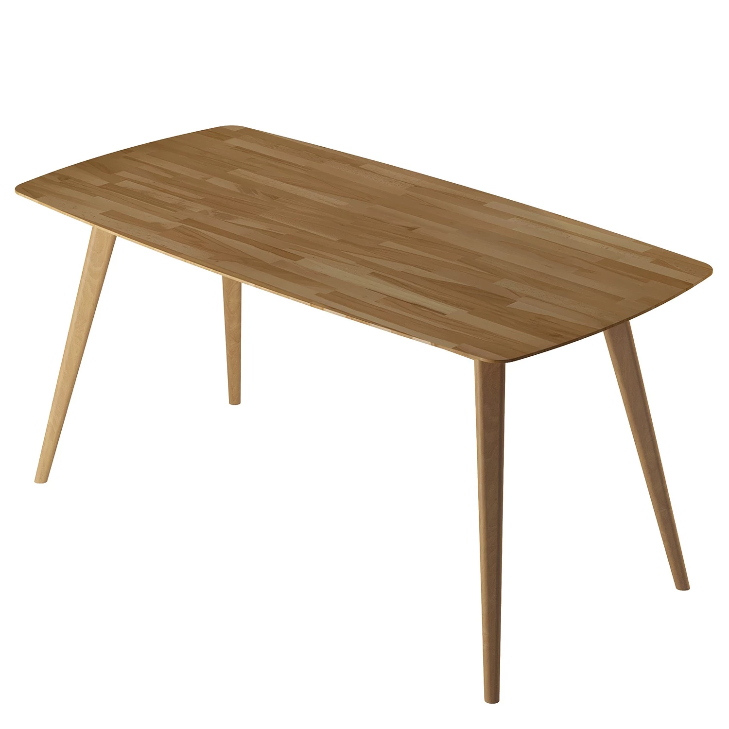 Norrwood Salle à manger Nami (5 éléments) - Rouge antique - 140 x 80 cm - Hêtre clair 2 Norrwood Salle à manger Nami (5 éléments) - Rouge antique - 140 x 80 cm - Hêtre clair – Image 2