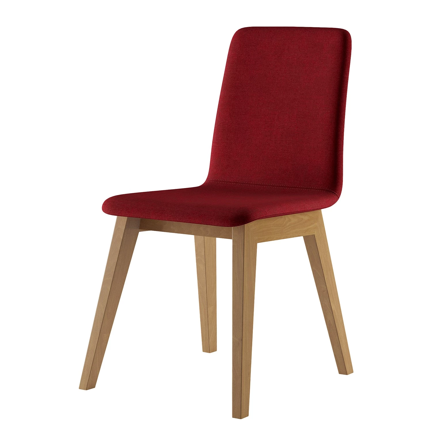 Norrwood Salle à manger Nami (5 éléments) - Rouge antique - 140 x 80 cm - Hêtre clair 3 Norrwood Salle à manger Nami (5 éléments) - Rouge antique - 140 x 80 cm - Hêtre clair – Image 3