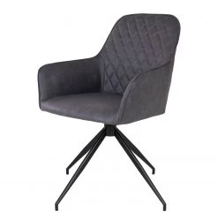 Red Living Chaise à accoudoirs Colachel I - Gris vintage