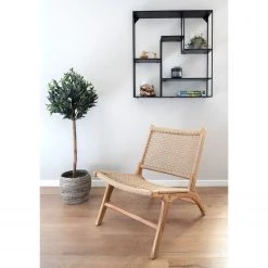 Red Living Étagère murale Vapi I - Métal - Noir -Meubles de salle à manger Soldes Magasin 1000299437 211012 13474400061 MOOD DETAILS P000000001000299437 mood