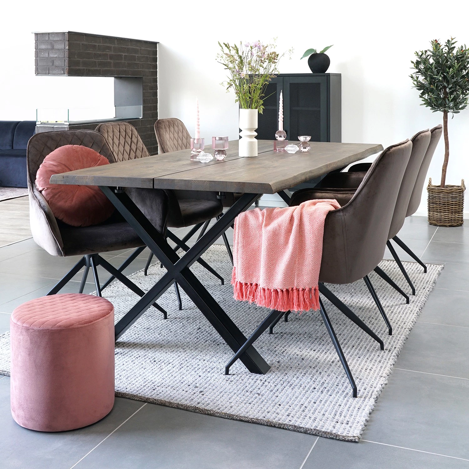 Red Living Buffet Moosh - Métal - Noir 3 Red Living Buffet Moosh - Métal - Noir – Image 3