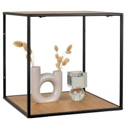 Red Living Étagère murale Vapi II - Noir / Imitation chêne -Meubles de salle à manger Soldes Magasin 1000299441 211012 13474400091 DETAILS P000000001000299441