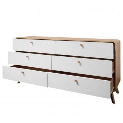 Norrwood Enfilade Chelan - Blanc / Imitation chêne -Meubles de salle à manger Soldes Magasin 1000299474 211013 13335100093 DETAILS P000000001000299474