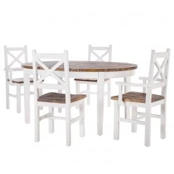 Maison Belfort Salle à manger Balignton III (5 élém.) - Blanc -Meubles de salle à manger Soldes Magasin 1000299524 220303 030 DETAILS P000000001000299524