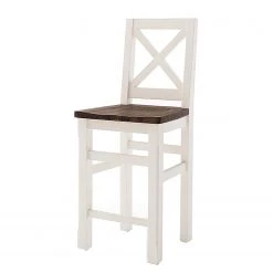 Maison Belfort Ensemble de bar Balignton (5 éléments) - Pin massif - Pin / Blanc -Meubles de salle à manger Soldes Magasin 1000299560 220303 033 DETAILS P000000001000299560