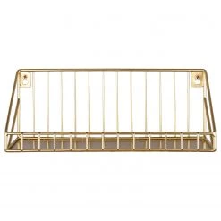 Loftscape Étagère murale Kavaja - Métal - Doré - Largeur : 30 cm -Meubles de salle à manger Soldes Magasin 1000300274 211014 13263200183 DETAILS P000000001000300274