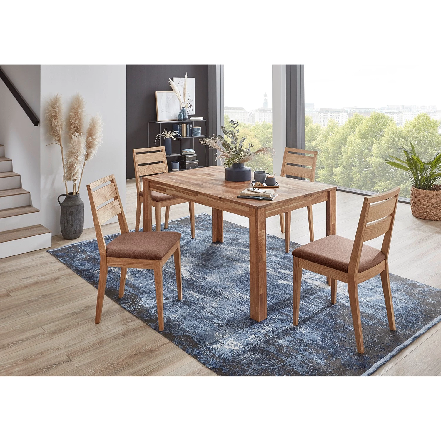 Naturoo Chaises Elkton (lot de 2) - Marron 2 Naturoo Chaises Elkton (lot de 2) - Marron – Image 2