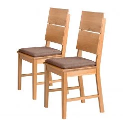 Naturoo Chaises Kasai (lot de 2) - Marron