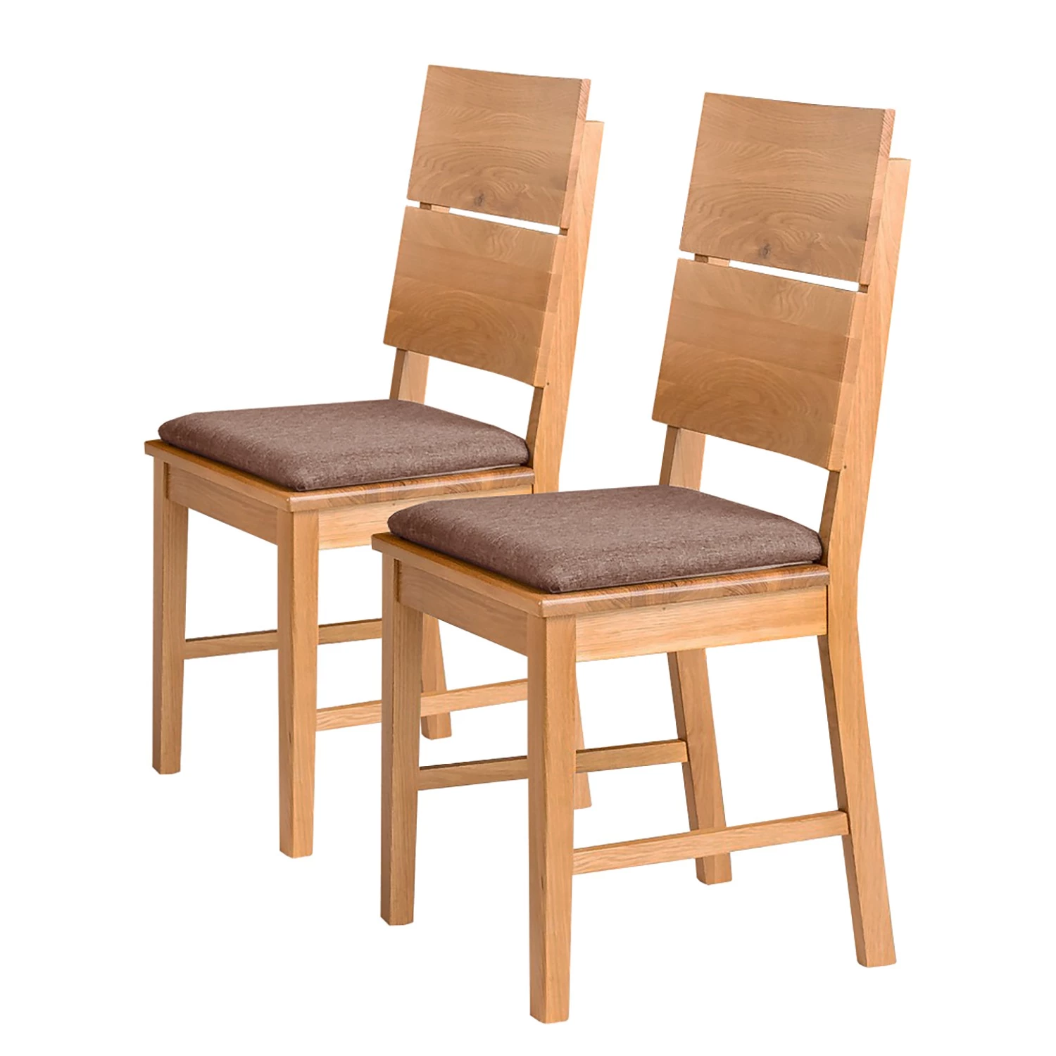 Naturoo Chaises Kasai (lot de 2) - Marron 1 Naturoo Chaises Kasai (lot de 2) - Marron