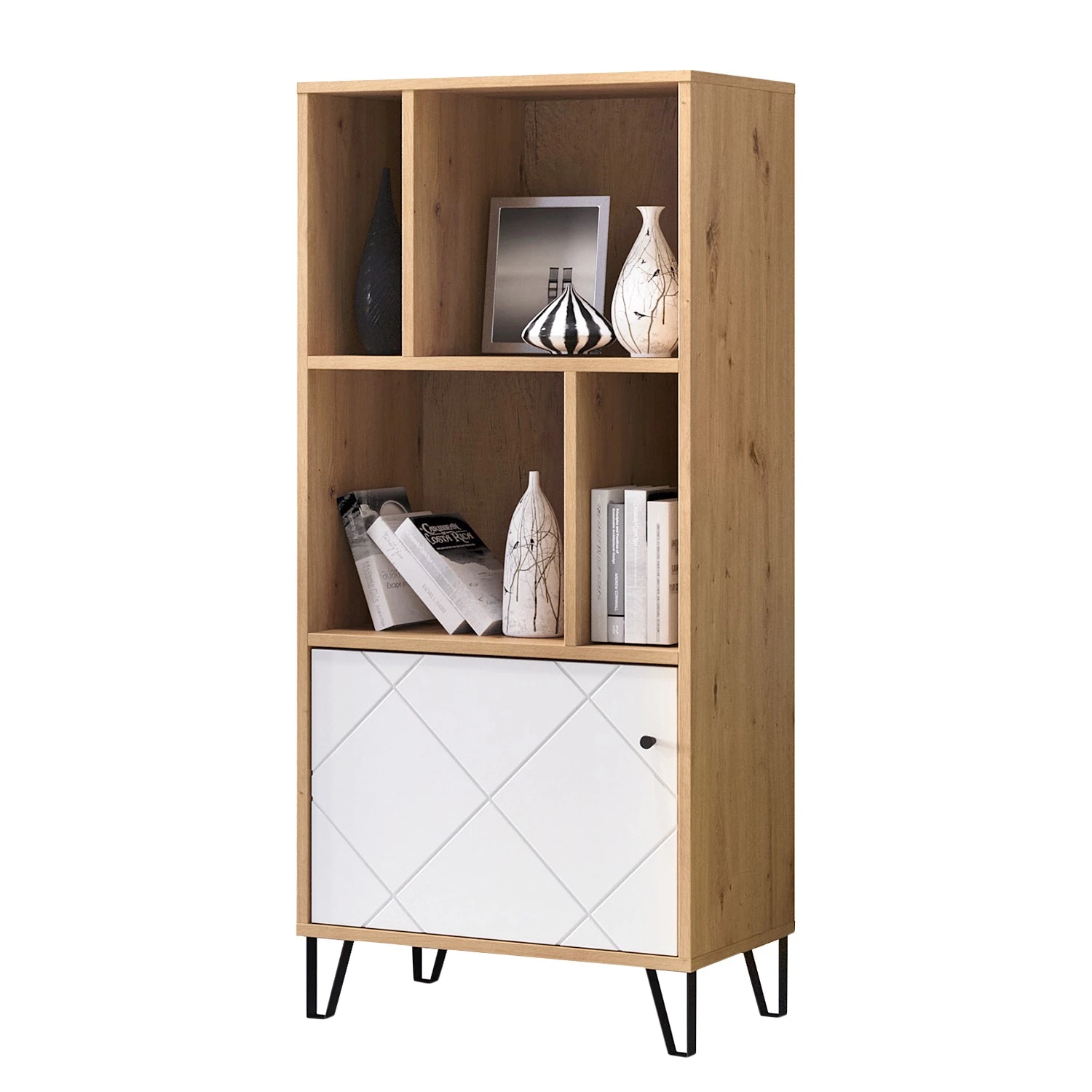 Trendteam Étagère Touch - Imitation chêne artisan / Blanc 1 Trendteam Étagère Touch - Imitation chêne artisan / Blanc