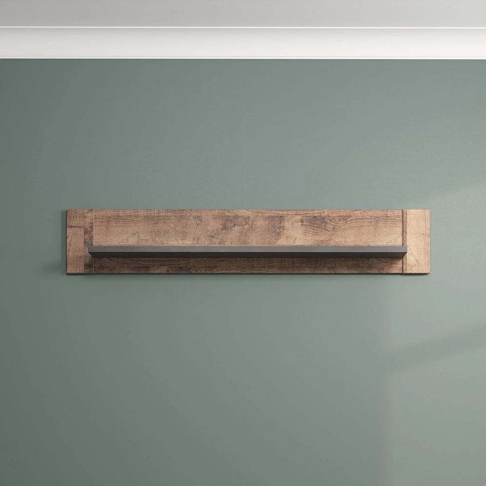 Trendteam Tablette murale Georgia - Gris foncé / Imitation chêne rustique 4 Trendteam Tablette murale Georgia - Gris foncé / Imitation chêne rustique – Image 4