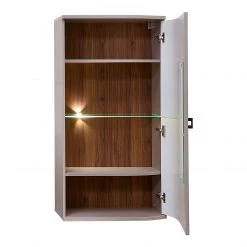 Loftscape Vitrine murale Saida - Avec éclairage - Cachemire / Imitation noyer 9 Loftscape Vitrine murale Saida - Avec éclairage - Cachemire / Imitation noyer -Meubles de salle à manger Soldes Magasin 1000300944 211020 13343500064 DETAILS P000000001000300944