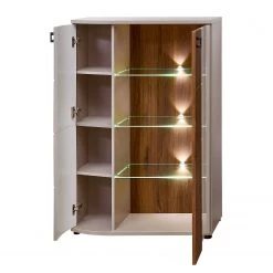 Loftscape Buffet haut Saida I - Avec éclairage - Cachemire / Imitation noyer -Meubles de salle à manger Soldes Magasin 1000300945 211020 13343600070 DETAILS P000000001000300945