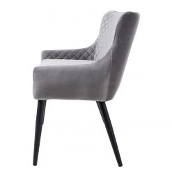 Red Living Banquette Elbi II - Velours / Fer - Gris clair / Noir 5 Red Living Banquette Elbi II - Velours / Fer - Gris clair / Noir -Meubles de salle à manger Soldes Magasin 1000303593 211117 16473700046 DETAILS P000000001000303593