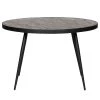 Red Living Table Muras - Teck massif / Fer - Teck foncé / Noir