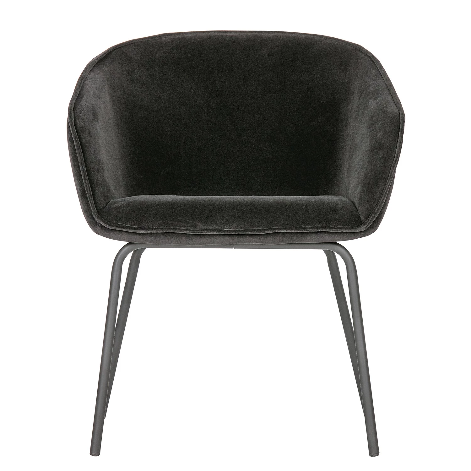 Red Living Chaise à accoudoirs Lester II (lot de 2) - Noir 2 Red Living Chaise à accoudoirs Lester II (lot de 2) - Noir – Image 2