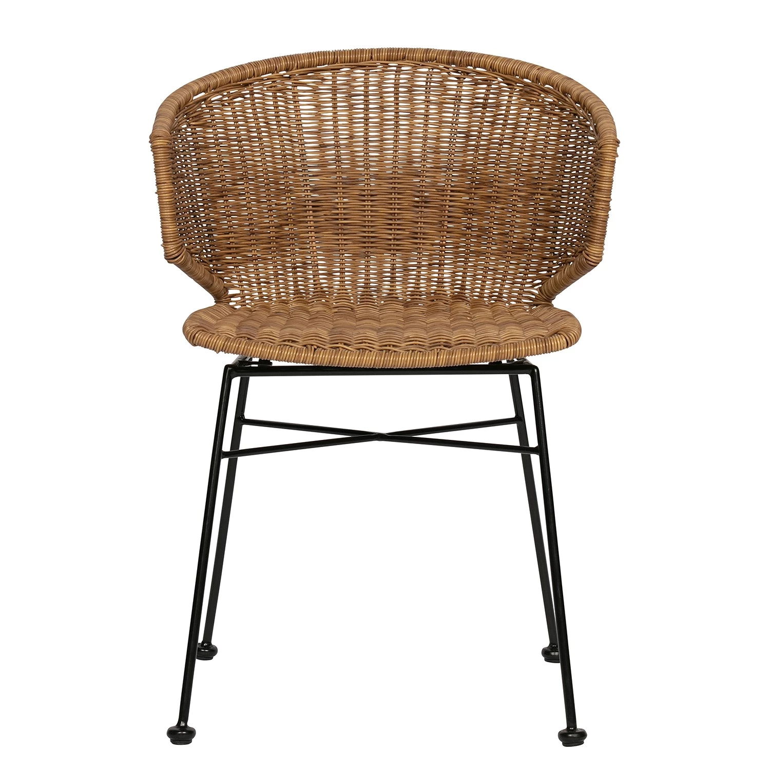 Red Living Chaises Malvan (lot de 2) - Polyrotin / Acier - Polyrotin / Noir 3 Red Living Chaises Malvan (lot de 2) - Polyrotin / Acier - Polyrotin / Noir – Image 3