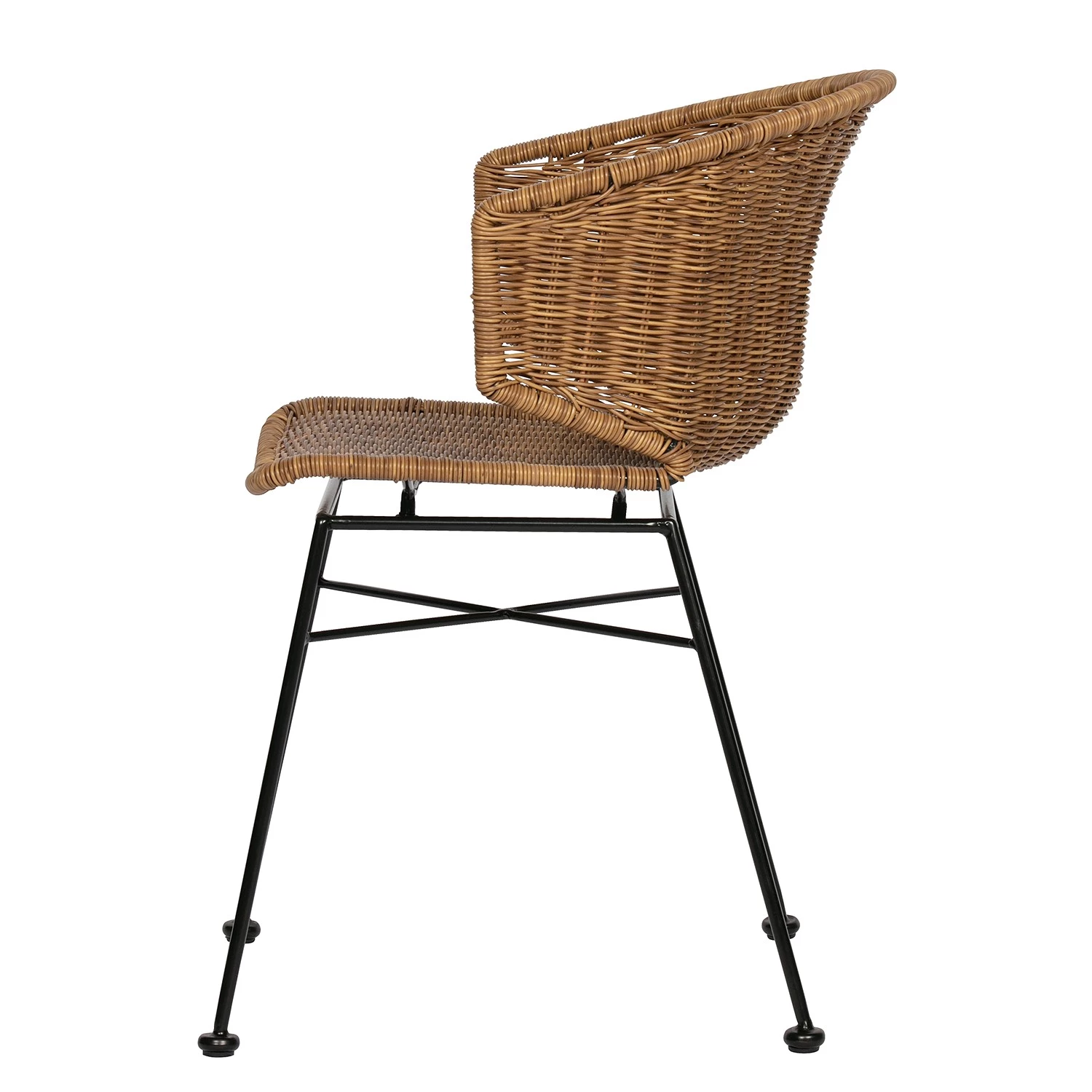 Red Living Chaises Malvan (lot de 2) - Polyrotin / Acier - Polyrotin / Noir 4 Red Living Chaises Malvan (lot de 2) - Polyrotin / Acier - Polyrotin / Noir – Image 4