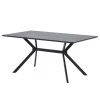 Red Living Table Karani - Largeur : 160 cm