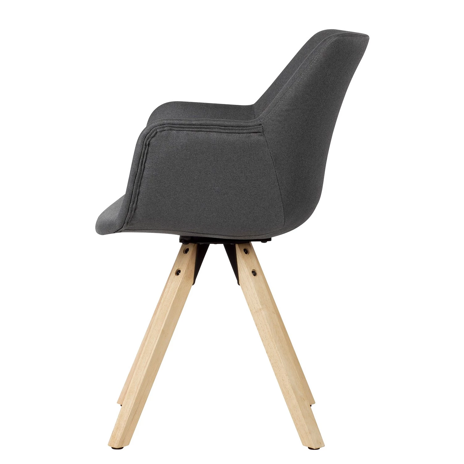 Norrwood Chaises à accoudoirs Newport I (2) - Anthracite 3 Norrwood Chaises à accoudoirs Newport I (2) - Anthracite – Image 3