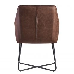 Loftscape Chaise à accoudoirs Giorgino II - Marron foncé vintage 10 Loftscape Chaise à accoudoirs Giorgino II - Marron foncé vintage -Meubles de salle à manger Soldes Magasin 1000303957 211103 12152700461 DETAILS P000000001000303957