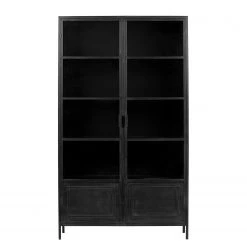 Red Living Vitrine Malita - Métal - Noir -Meubles de salle à manger Soldes Magasin 1000304155 211029 12341200081 DETAILS P000000001000304155