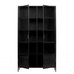 Red Living Vitrine Malita - Métal - Noir -Meubles de salle à manger Soldes Magasin 1000304155 211029 12341200092 DETAILS P000000001000304155