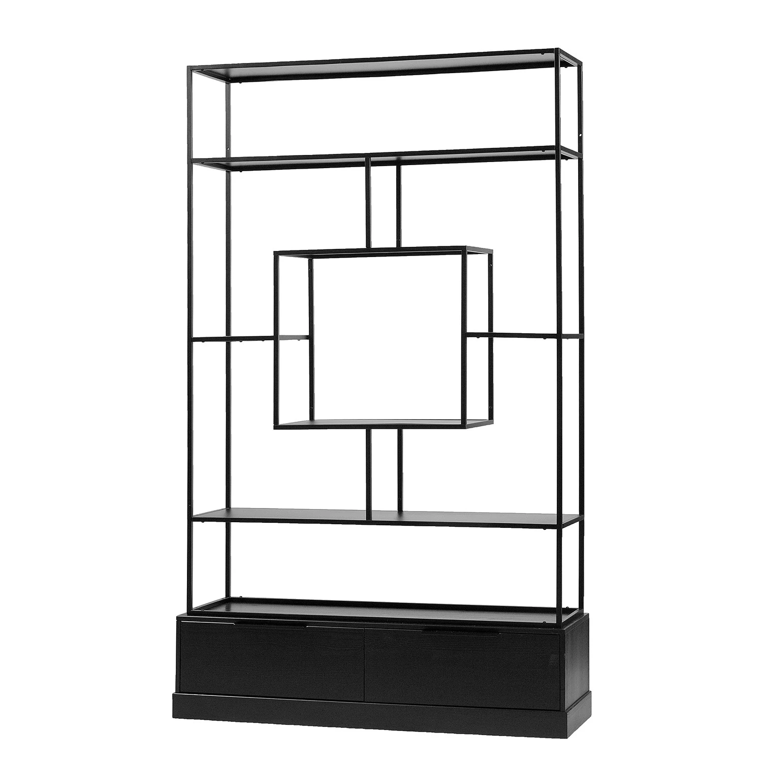 Red Living Étagère Boonarga - Métal - Noir 1 Red Living Étagère Boonarga - Métal - Noir