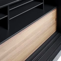 Red Living Vitrine Bomba - Pin massif - Pin noir / Pin foncé -Meubles de salle à manger Soldes Magasin 1000304182 211029 12341700280 DETAILS P000000001000304182