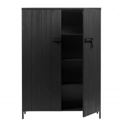 Red Living Buffet haut Lamasco - Pin massif - Pin noir -Meubles de salle à manger Soldes Magasin 1000304183 211029 12341700277 DETAILS P000000001000304183