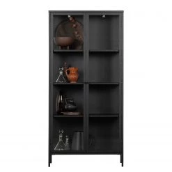 Red Living Vitrine Ondres - Métal - Noir -Meubles de salle à manger Soldes Magasin 1000304187 211029 12341800293 DETAILS P000000001000304187