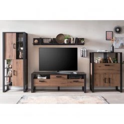 Red Living Buffet haut Norddal - Imitation noyer / Noir 9 Red Living Buffet haut Norddal - Imitation noyer / Noir -Meubles de salle à manger Soldes Magasin 1000304810 211101 07584900033 MOOD DETAILS P000000001000304810 mood