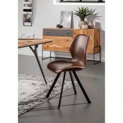 Red Living Chaises Collins (lot de 2) - Marron vintage -Meubles de salle à manger Soldes Magasin 1000305893 211102 111804000120 MOOD DETAILS P000000001000305893 mood