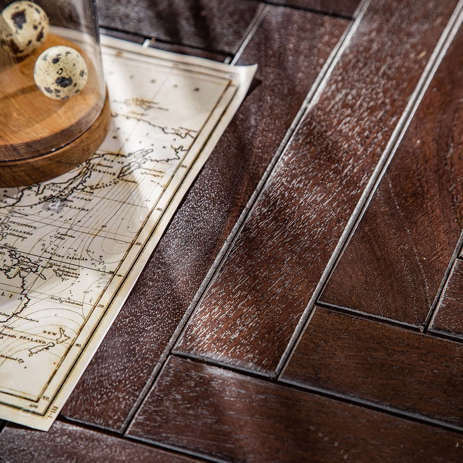 Red Living Table Kallestad - Largeur : 160 cm 7 Red Living Table Kallestad - Largeur : 160 cm – Image 7