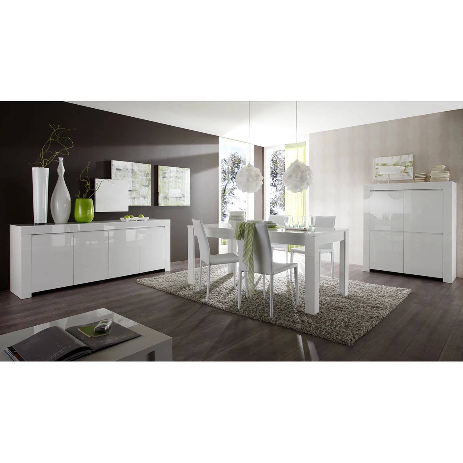 LC Spa Buffet Amalfi III - Blanc brillant 3 LC Spa Buffet Amalfi III - Blanc brillant – Image 3