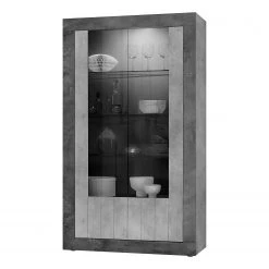 LC Spa Vitrine Urbino - Gris clair / Gris foncé