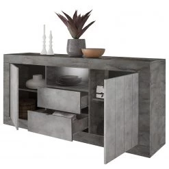 LC Spa Buffet Urbino I - Gris clair / Gris foncé -Meubles de salle à manger Soldes Magasin 1000306556 211122 15085300062 DETAILS P000000001000306556