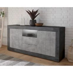 LC Spa Buffet Urbino I - Gris clair / Gris foncé -Meubles de salle à manger Soldes Magasin 1000306556 211122 15085300069 DETAILS P000000001000306556