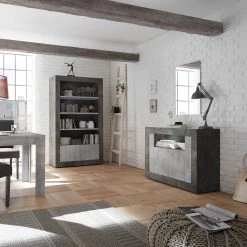 LC Spa Buffet Urbino - Gris clair / Gris foncé -Meubles de salle à manger Soldes Magasin 1000306560 211122 15085200053 DETAILS P000000001000306560