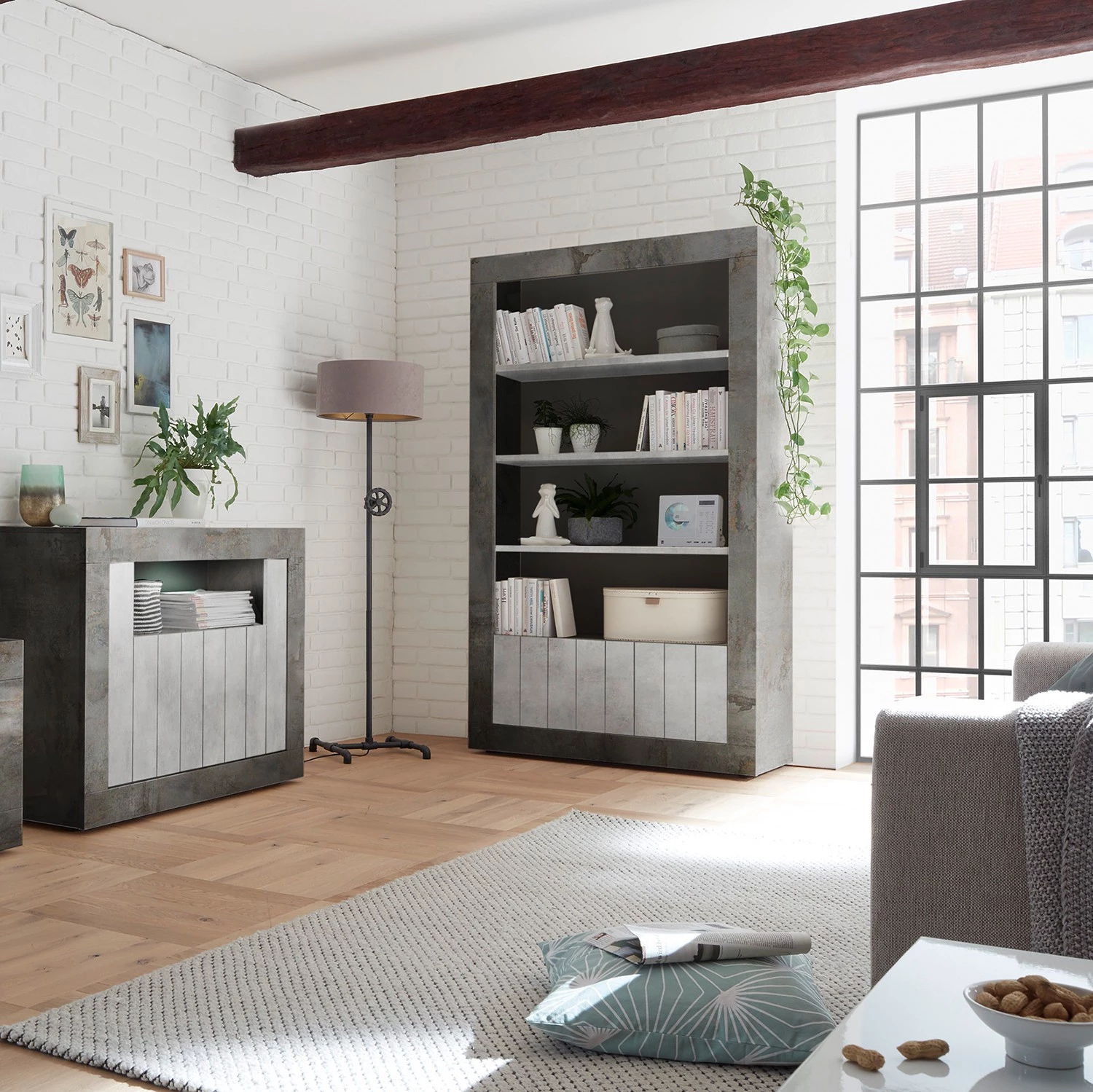 LC Spa Étagère Urbino - Gris clair / Gris foncé 3 LC Spa Étagère Urbino - Gris clair / Gris foncé – Image 3