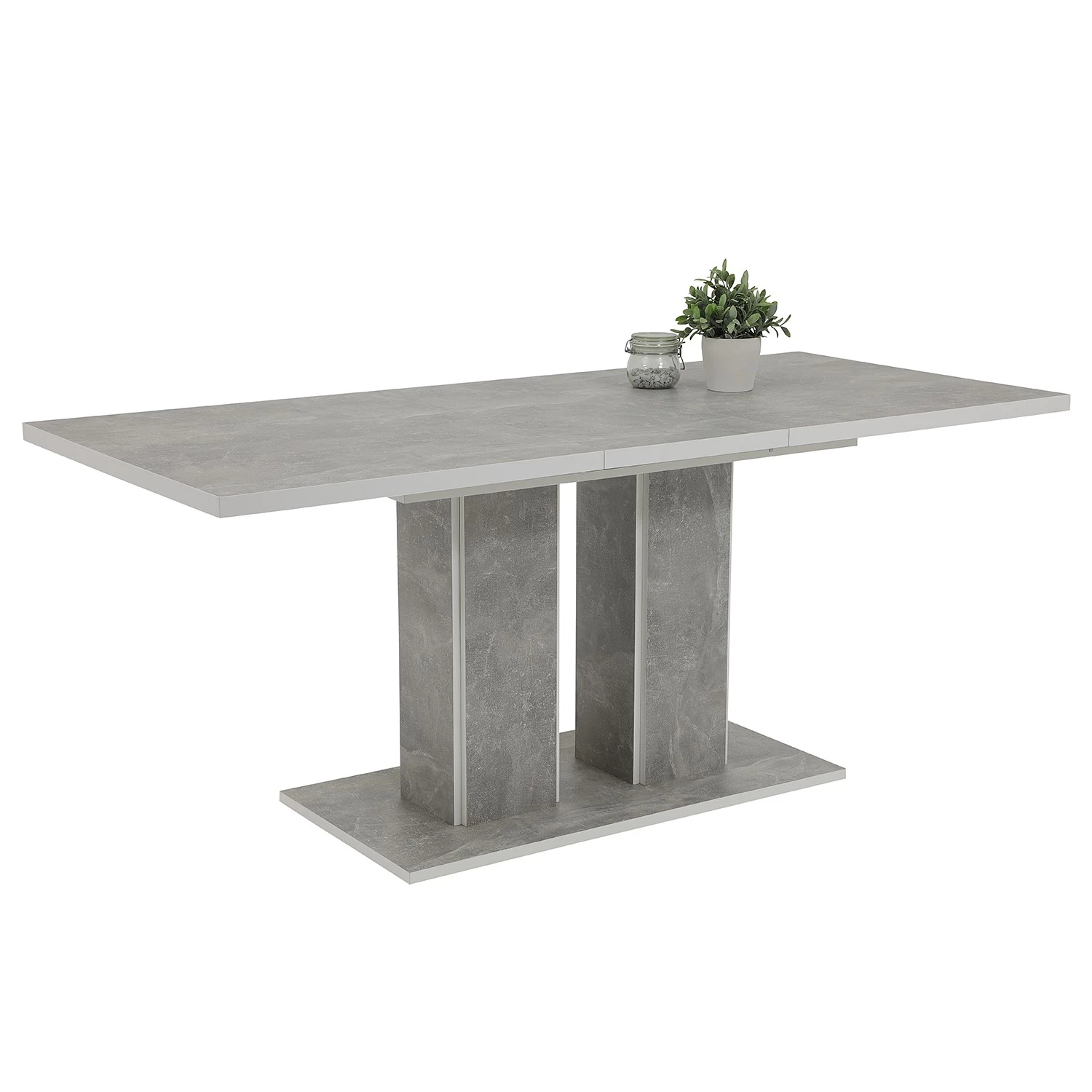 Loftscape Table Granby - (Extensible) Imitation béton / Anthracite 3 Loftscape Table Granby - (Extensible) Imitation béton / Anthracite – Image 3