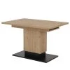 Loftscape Table Gasim - (Extensible) Imitation chêne artisan / Noir